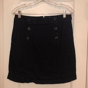 LOFT jean mini skirt